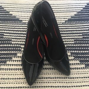 Rockport black high heels 3 inches.